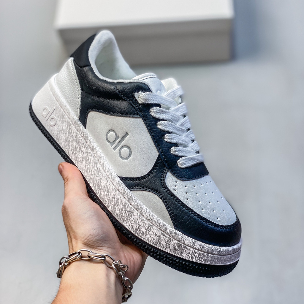 Alo Yoga Recovery Mode แฟชั่น, กันลื่น, รองเท้าลําลอง Low-Top ทนทานผู้หญิงใหม่เอี่ยม ABAC KFJF