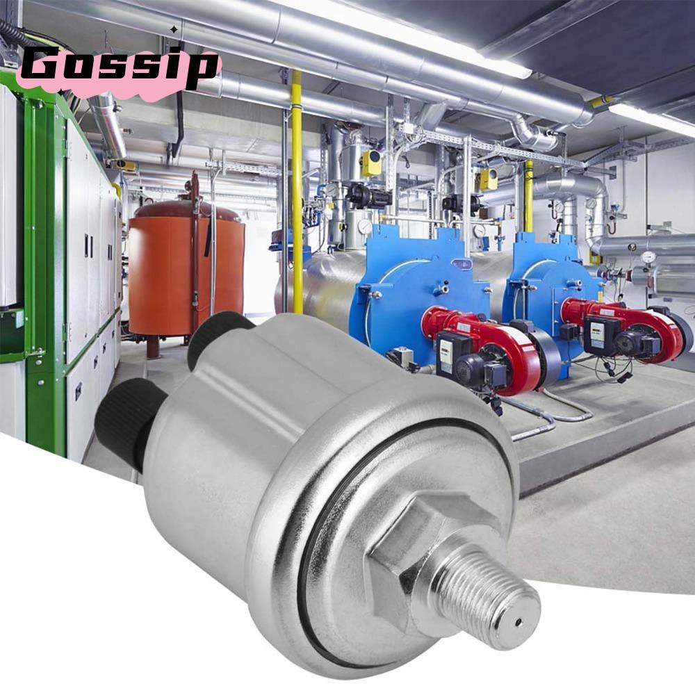 GOSSIP Pressure Sender, 0-10 Bar 1/8 NPTF เซ็นเซอร์ความดันน้ํามัน, Universal Bright Thread Gauge Pre