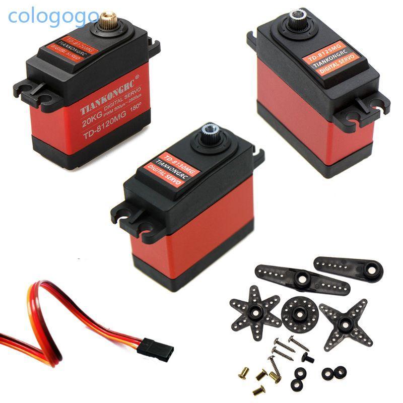 COLO TD-8120MG TD-8125MG เกียร์โลหะกันน้ํา Digital Servo พร้อมแรงบิด 20KG 180°