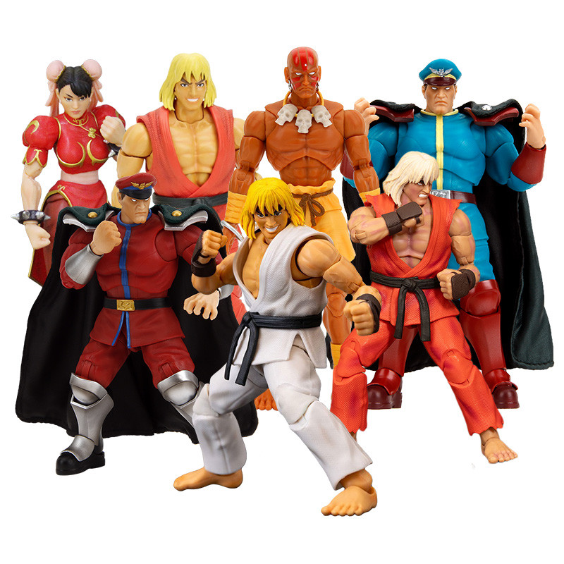 Jada Street Fighter 1/12 Guliken Dahl Sim Vega 20 ซม. ของขวัญคริสต์มาสที่สามารถเคลื่อนย้ายได้