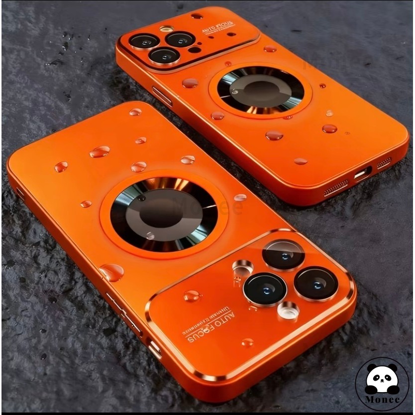 กันกระแทก Hard case สําหรับ iPhone 17 16 PRO MAX 14 13 12 11 15 PRO MAX 15 Plus Matte Anti drop พร้อมเลนส์ป้องกันชาร์จไร้สาย