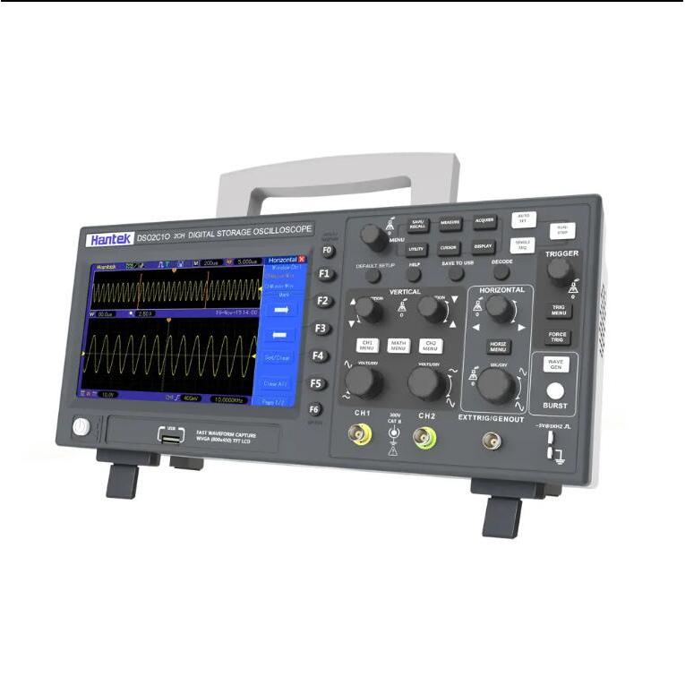 Yanglin คุณภาพสูง Hantek DSO2D15 สัญญาณรุ่น Digital Oscilloscope Dual Channel 150MHz แบนด์วิดท์ 1GSa