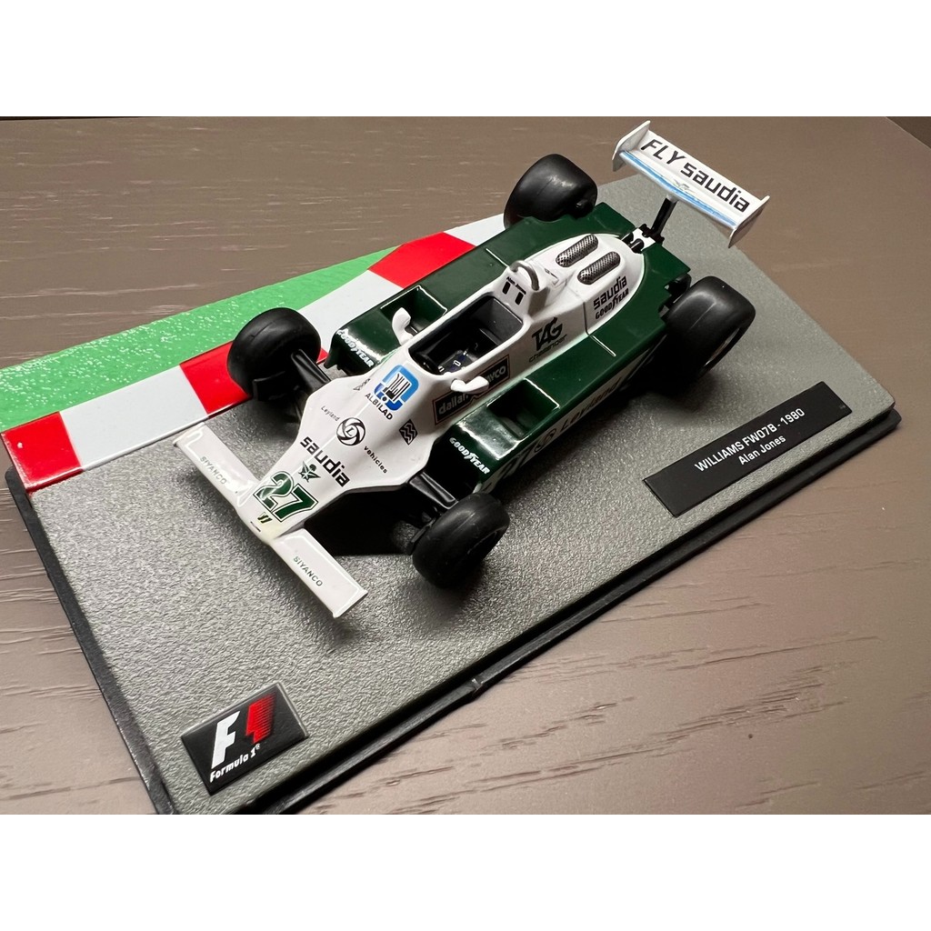 ((จัดส่งด่วน Air Transport) Diagodastini ixo 1: 43 1980 Rider World Champion Williams-Ford FW07B Wil
