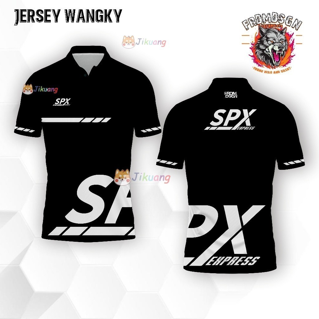 Jual JERSEY WANGY SPX SHOPEE EXPRESS KEMEJA SPX JERSEY POLO