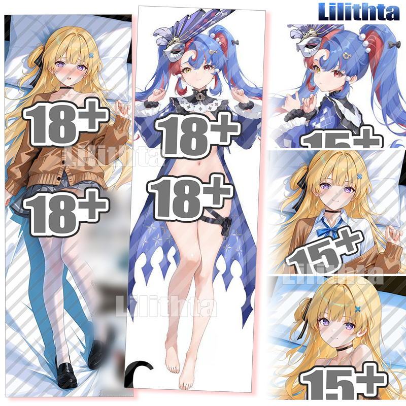 Dakimakura ปลอกหมอน Wuthering Waves Phoebe และ Rocia Body-pillow Cover Custom Made