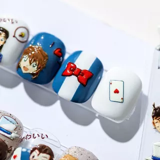 นักสืบโคนันชินิจิสติกเกอร์แต่งเล็บขายส่งการ์ตูนนูนสติกเกอร์แต่งเล็บกันน้ํา ไอแพด สติ๊กเกอร์โทรศัพท์มือถือ