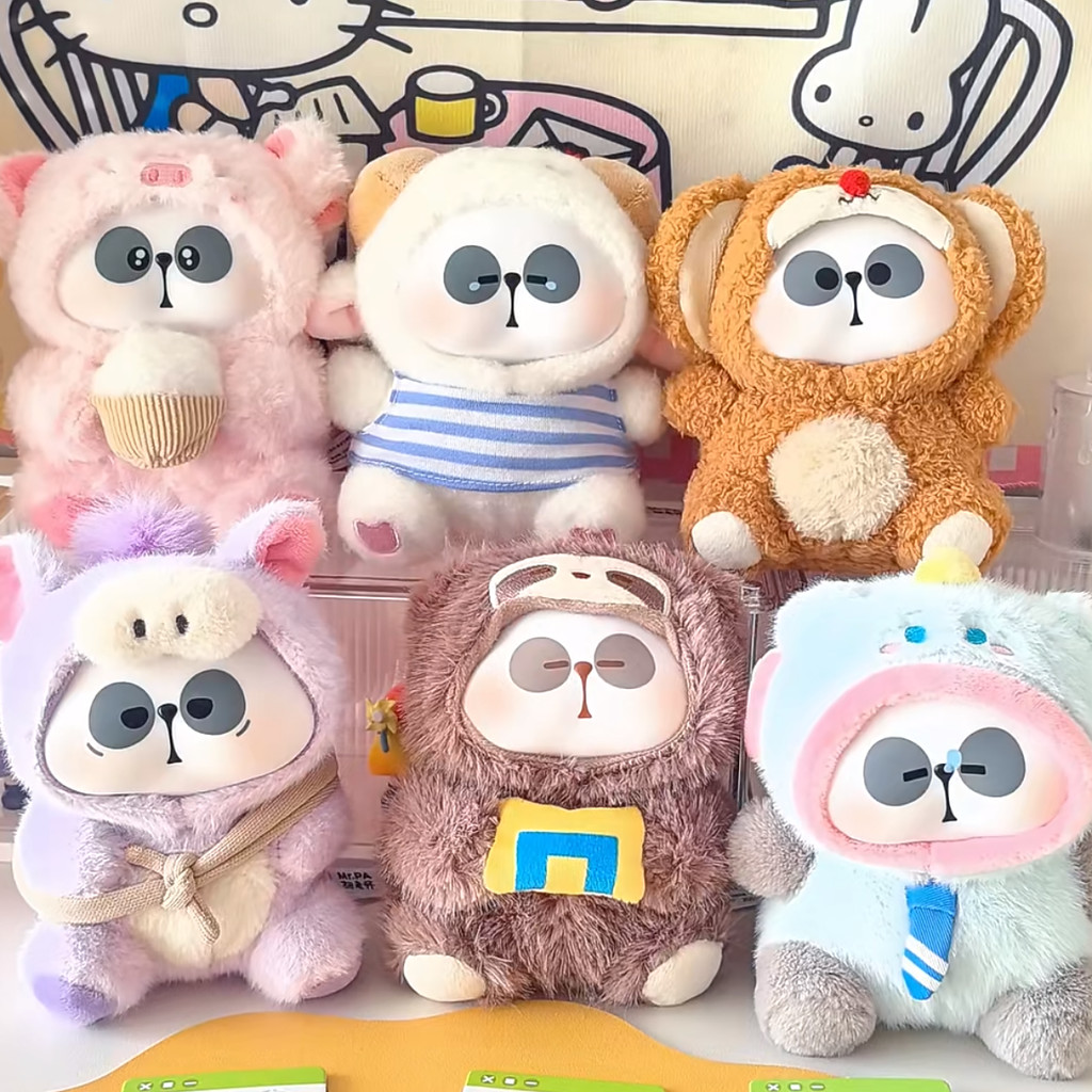 [ของแท้] TOYCITY MR.PA PAPA Ability Co., Ltd Series ตุ๊กตาชุด 6 ใหม่ปิดผนึกรูปตุ๊กตาเครื่องประดับของขวัญ