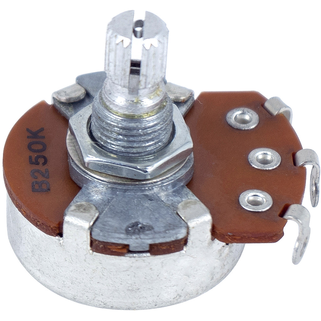 Paramount H50 ปุ่มหมุนวอลุ่ม B250K Ohm ก้านสั้น ขนาดใหญ่ (Electric Guitar Potentiometer Split Shaft 