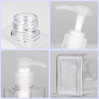พร้อมส่ง 🔥ปั๊มสบู่ใส PET เนื้อหนา ทรงเหลี่ยม พร้อมหัวปั๊ม ขวดแชมพู ขวดโลชั่น ขวดเปล่า ใช้ซ้ำได้ 250/450/650ml สำหรับสบู่เหลว แชมพู โลชั่น เจลล้างมือ