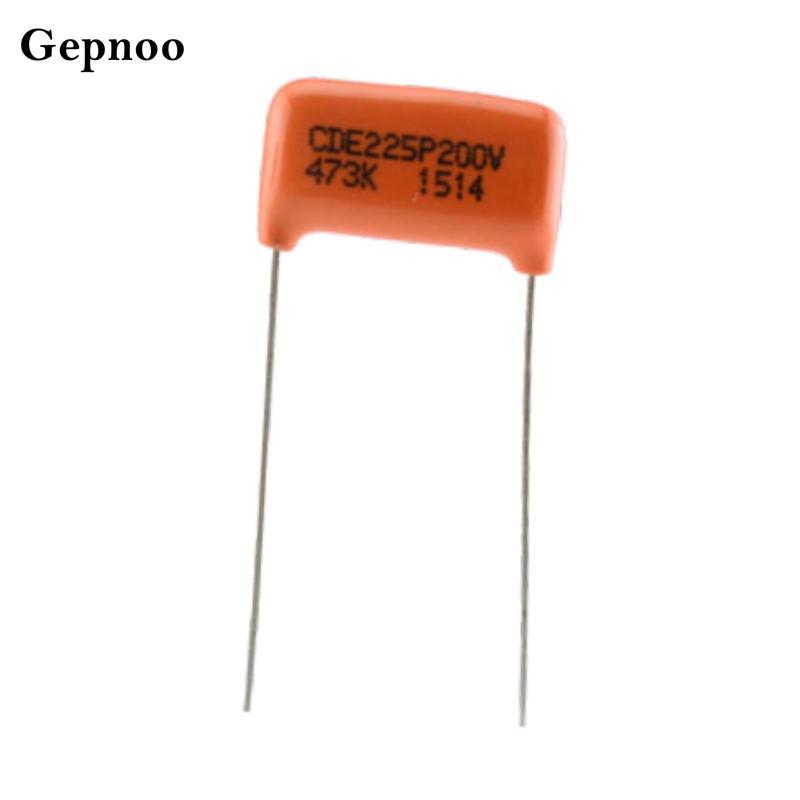 [Gepnoo] Universal Guitar Capacitor 716P Series สําหรับ Single Coil Bass Instruments 0.047uf อะไหล่ท
