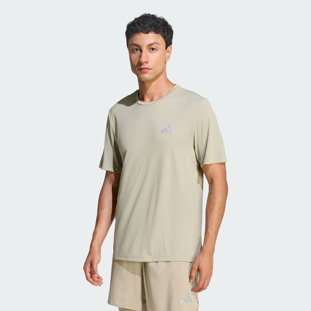 adidas วิ่ง เสื้อยืด adi365 Running Essentials ผู้ชาย สีน้ำตาล KB5962