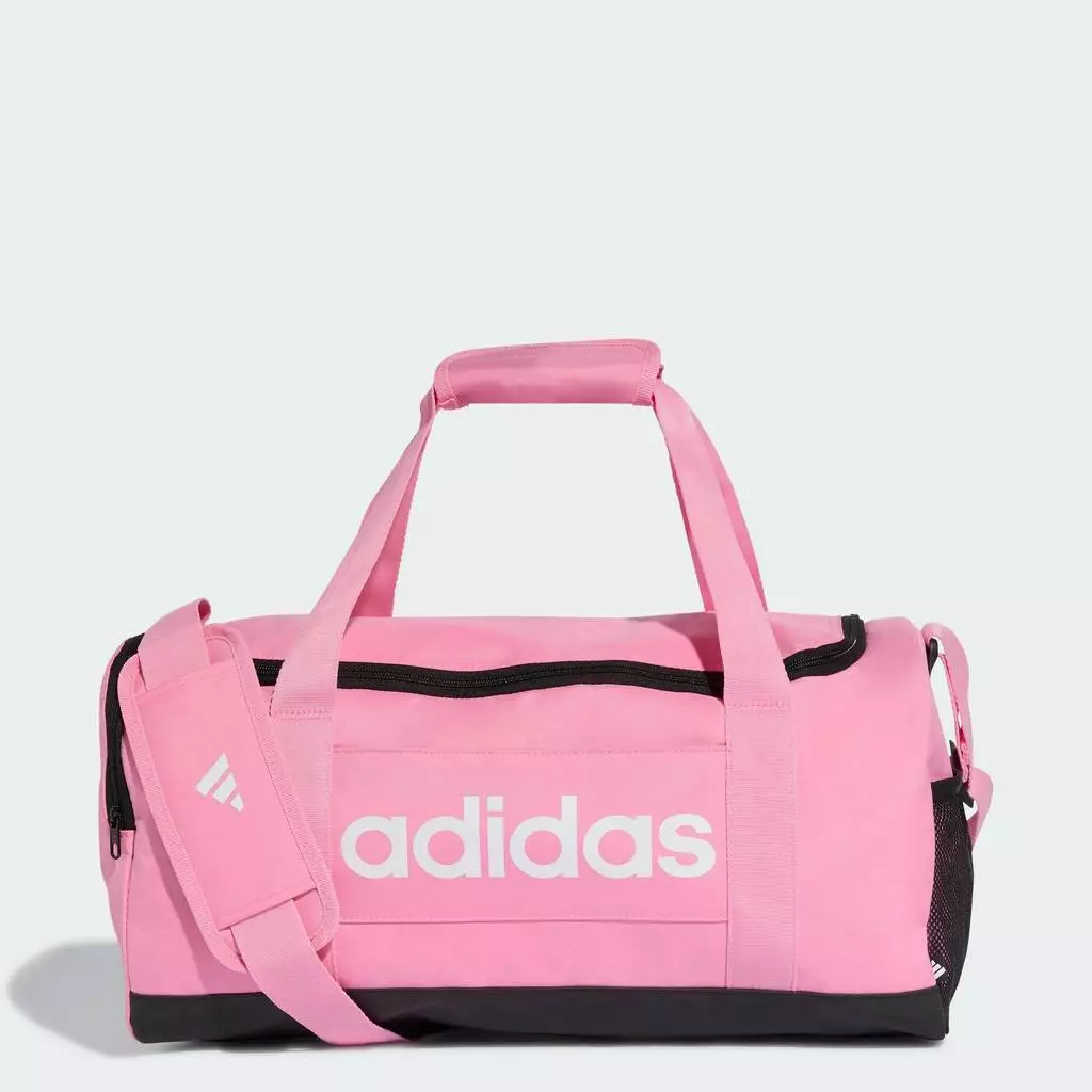adidas ไลฟ์สไตล์ กระเป๋าดัฟเฟิล Linear ขนาดเล็ก Unisex สีชมพู KE5708