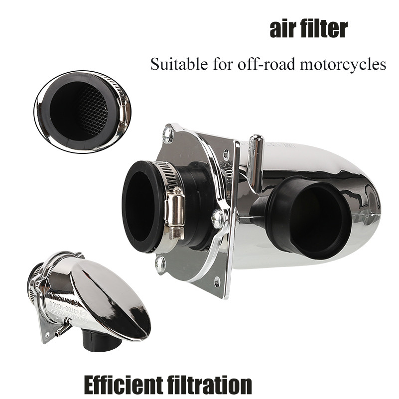 38 มม.Chrome Air Filter สําหรับ Honda Z50 Z50R Z50J Z50A จักรยาน Skyteam จักรยานรถจักรยานยนต์ Retro 