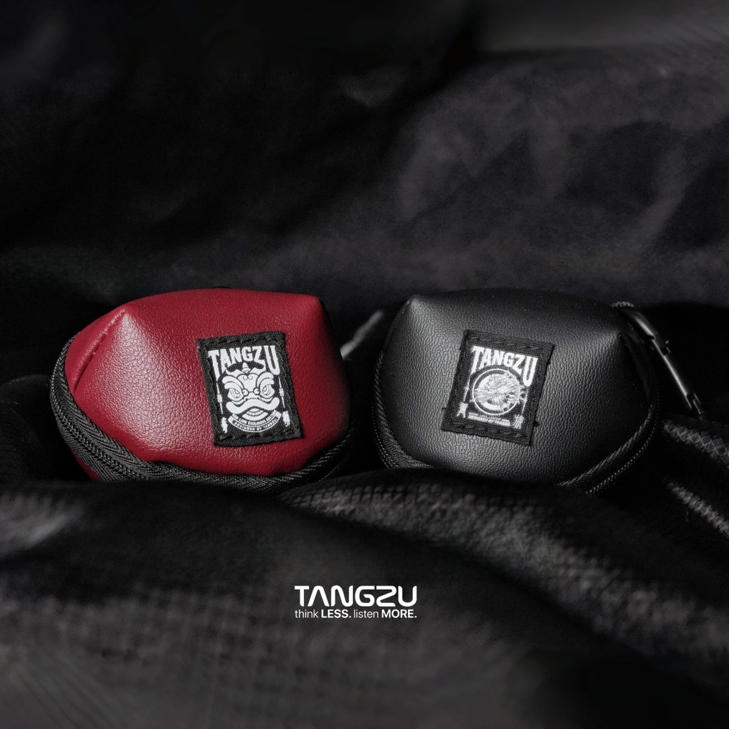 TANGZU Mini หูฟังกระเป๋าเก็บแบบพกพาและทนต่อแรงกดเข้ากันได้กับหูฟัง HIFI ทุกรุ่น