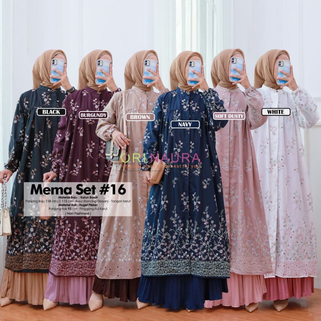 มีกลุ่มซื้อขายขอแอดมิน er elrumi Mema Womens Suit (Top & Skirt) Naura er elrumi