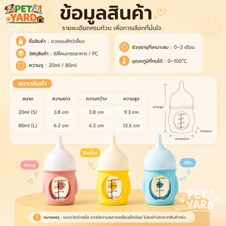 🐱🐕จุกนมแมวใช้ได้หลายตัว ขวดนมแมวแรกเกิด ขวดนมสัตว์เลี้ยง กันสำลัก วัสดุซิลิโคนเกรดอาหาร ฐานกันลื่น