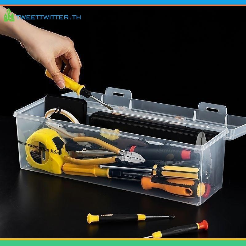 Tweet Multi-Compartment Transparent Tool Organizer, Screw & Accessory Sorting Box TH