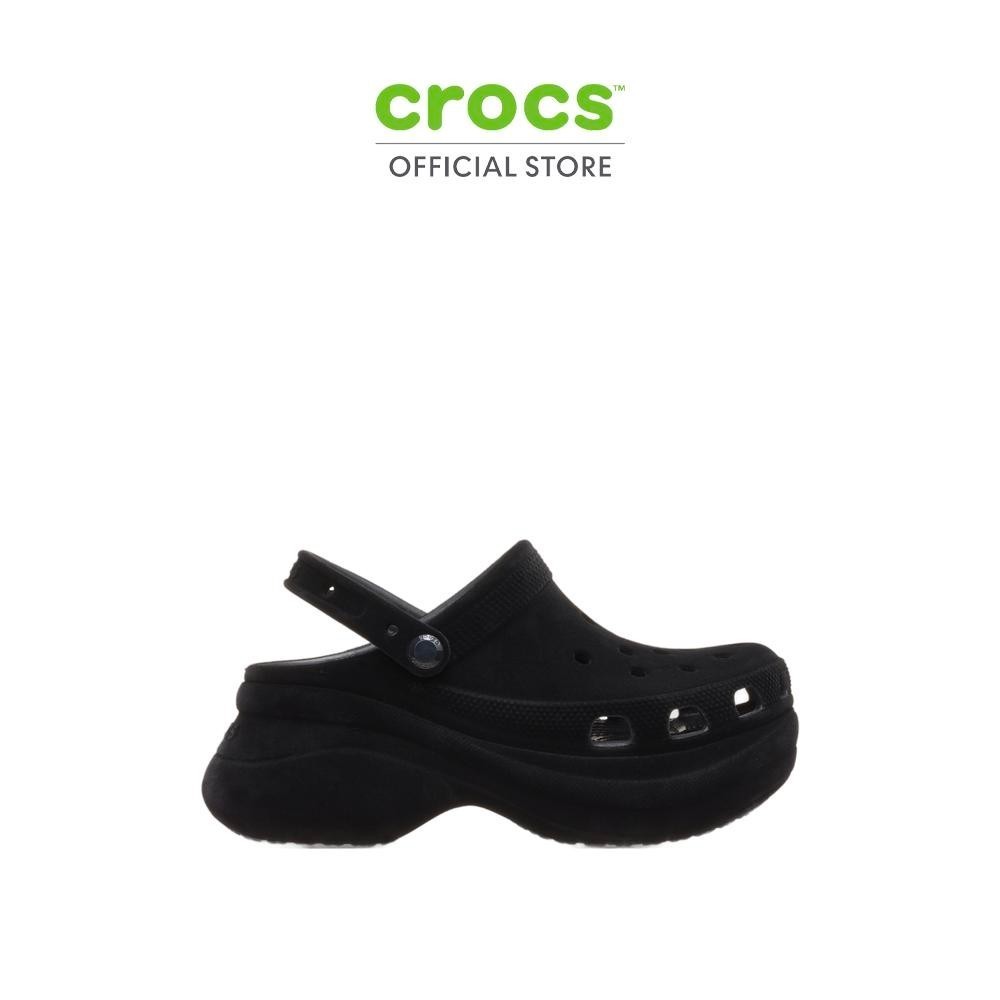 CROCS รองเท้าลำลองผู้หญิง BAE VELVET CLOG รุ่น 211919-001 - BLACK