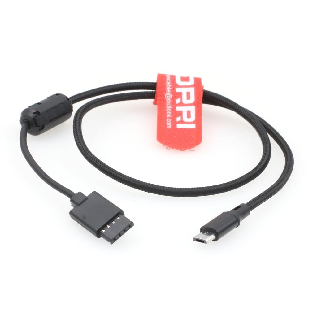 DRRI Nucleus-Nano Motor Power Cable Micro USB to DJI Ronin-S 12V