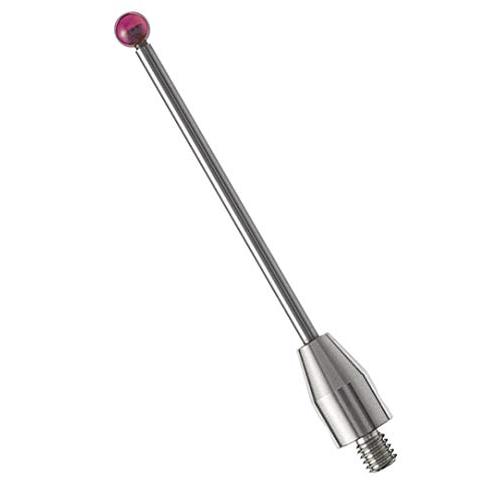 CMM Touch Probe Stylus 4 มม.ปลายลูกทับทิมทังสเตนคาร์ไบด์ Stem 50 มม.ยาว M4 ด้าย A-5003-4799
