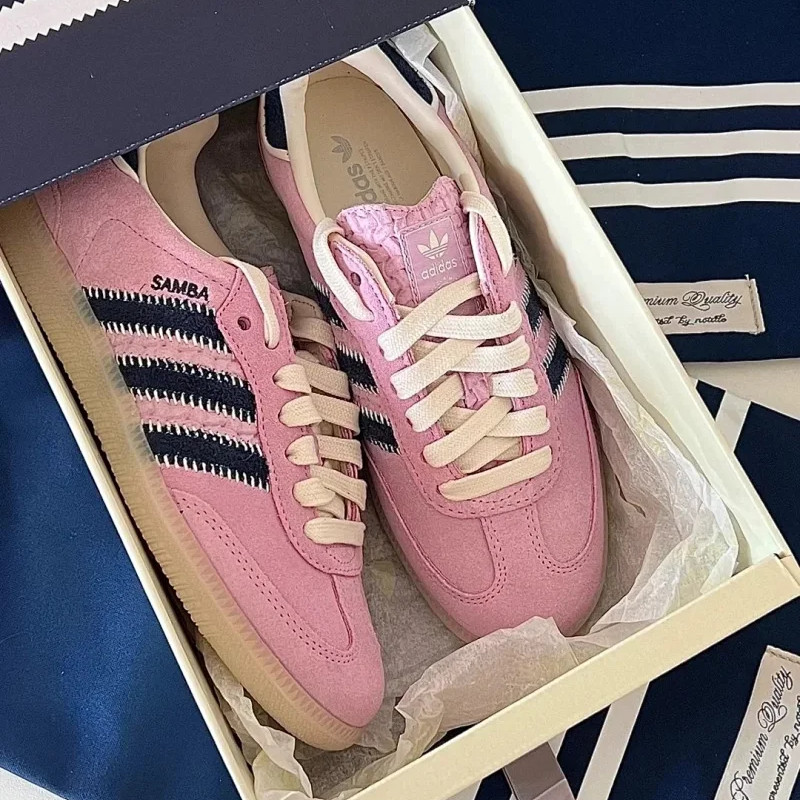 [1: 1 Development] Notitle x AD Originals Samba OG Samba Dance การฝึกอบรมเยอรมัน Low-Top Casual กีฬา
