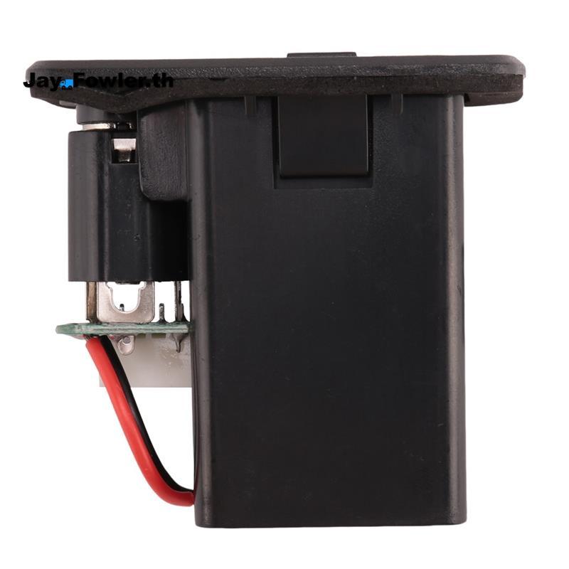 [Jay_Fower]ABS 9V Guitar Pickup Battery Case Box for Electric Acoustic Guitar Storage Cover Replacem