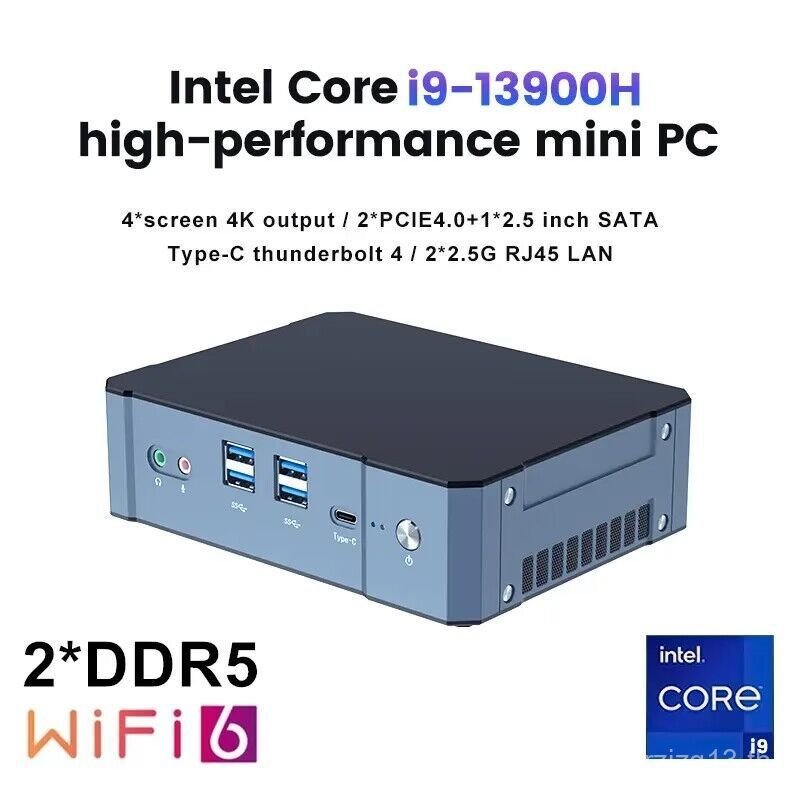 13th Generation Corey i9-13900H 13700H Mini Host Lightning 4 Office Game Mini Desktop i คอมพิวเตอร์ 