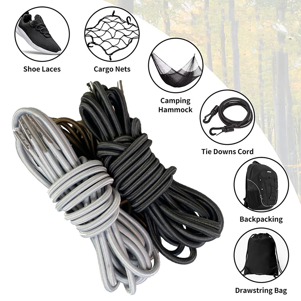 เก็บเงินปลายทาง！เชือกยางยืดเก้าอี้ หนา4.5mm.อะไหล่ซ่อมแซมเก้าอี้พักผ่อน - รูปที่ 4