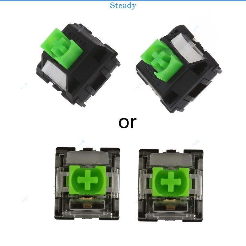 Steady Green SMD Switches 3 Pin สําหรับคีย์บอร์ดเชิงกล BlackWidow Lite
