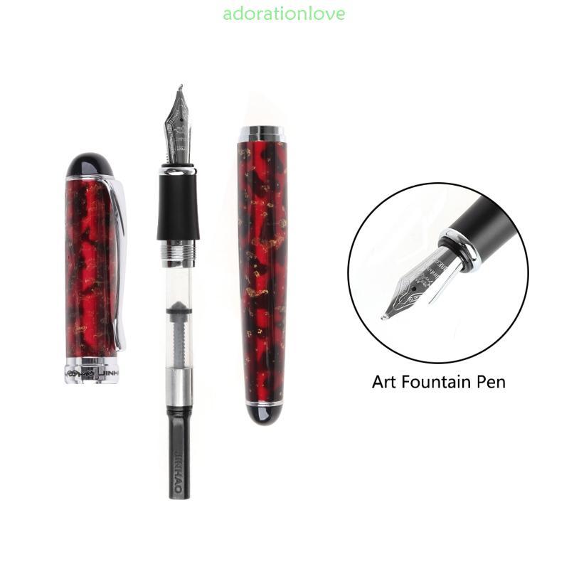 JINHAO X750 Art Fountain Pen Pull-type Cap Curving-nib Writing Painting