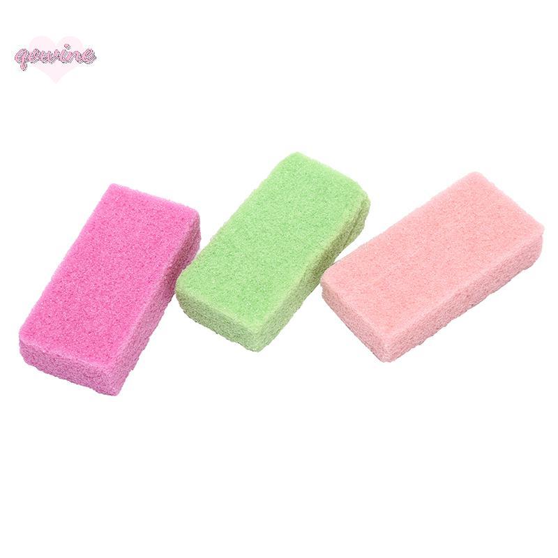 [qowine] หินภูเขาไฟฟองน้ําหิน Exfoliate Foot Care ลบ Hard Dead Skin Feet Rasp TH