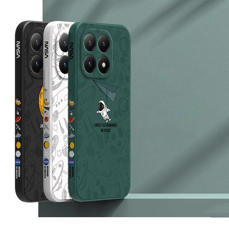 เคส Xiaomi 15T 15T Pro 14T Pro เคสโทรศัพท์นักบินอวกาศ เคสโทรศัพท์ธีมอวกาศ TKR