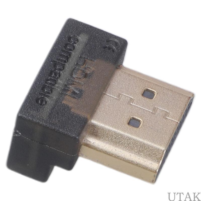 TUAKE 4K HDMIเข้ากันได้กับ Dummy Plug Dongles อะแดปเตอร์ HDMI เข้ากันได้กับ Modulators Headless Mini