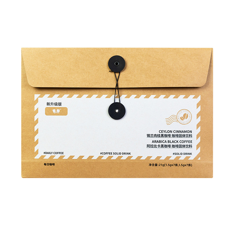 ❧Finch Bee Daily Coffee Black Ceylon Cinnamon Arabica Green Burning Instant Envelope Coffee❧