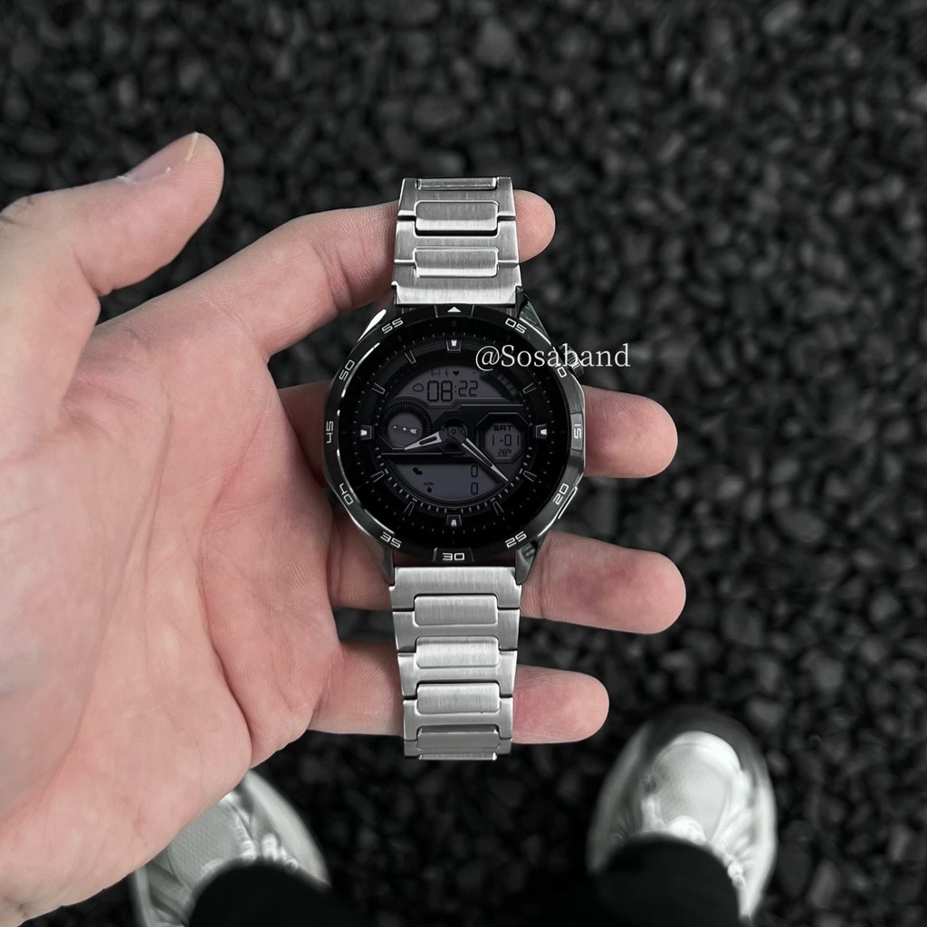 สายรัดข้อมือโลหะขนาด 22 มม. เหมาะสําหรับนาฬิกา Huawei GT6/gt5/gt4/gt3/gt6pro/watch5/4PRO สายสแตนเลส