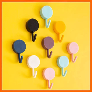 30PCS ตะขอแขวนติดผนัง หลากหลายสี