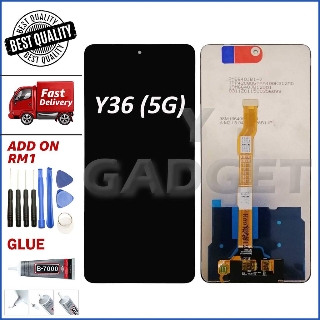 น้ํายาทําความสะอาดหน้าจอสัมผัส LCD เข้ากันได้กับ VV Y36 (5G)