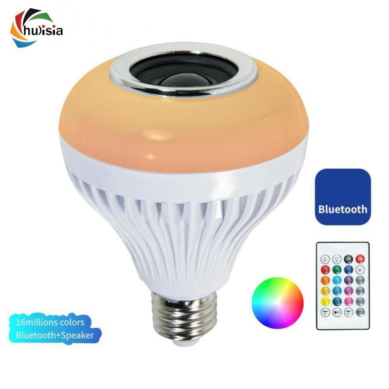 [chulisia] 5-7W Bluetooth Speaker Lamp LED RGB Music Bulb Light E27 Dimmable , 01-E27 app