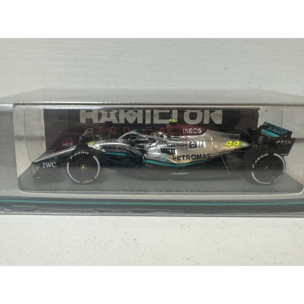 Spark Model 43 Scale Lewis Hamilton w13 French Grand Prize อาชีพ 300th Odorithmic Monument 2022 Game