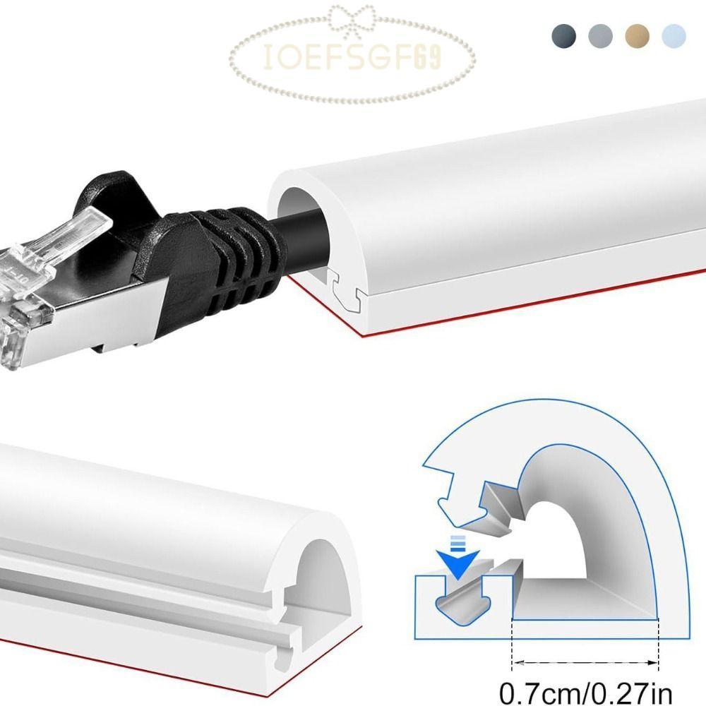 IOEFSGF69 ลวด Hider, Wall Mount Self-Adhesive CABLE คอนซีลเลอร์, Professional PVC 1m Raceway Cable M