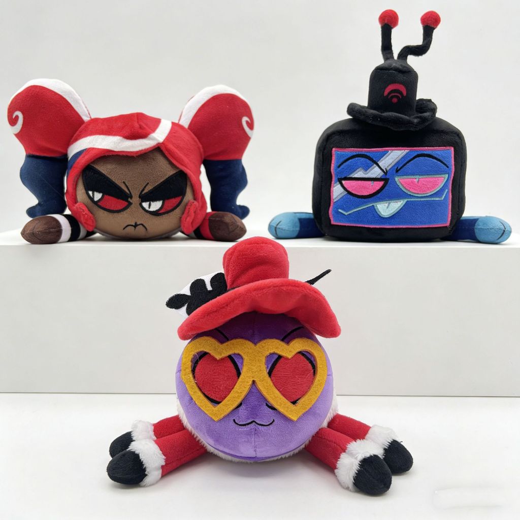 พร้อมสต็อก hazbin โรงแรม Evil Boss สินค้าตุ๊กตา Hell Inn Clown ตุ๊กตาตุ๊กตาของเล่น