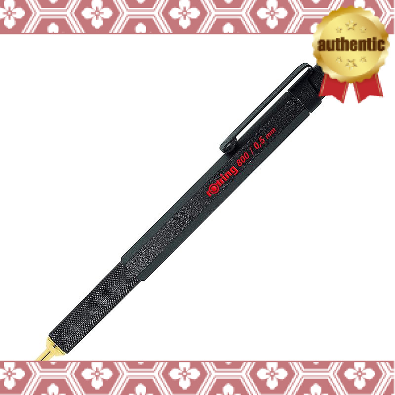 Rotring ROTRING800 Black Mechanical Pencil 0.5mm Rotary Knock Type 1904447 Imported Product