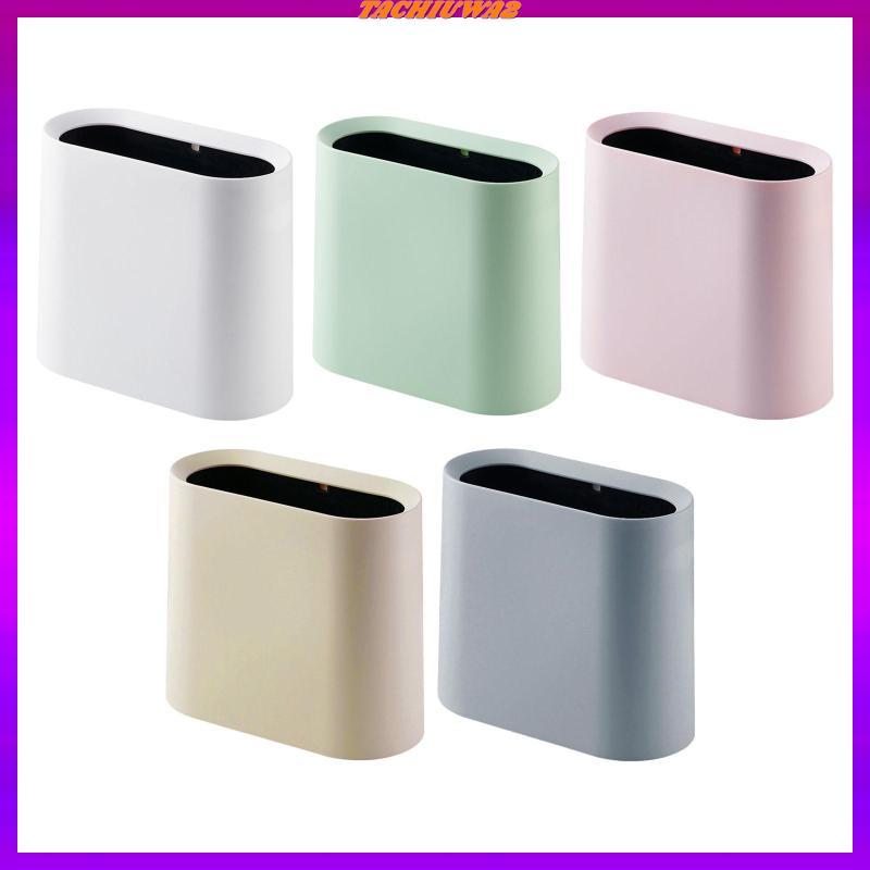 [Tachiuwa2] ถังขยะ Minimalist Double Barrel Rubbish Bin ล้างทําความสะอาดได้ตะกร้ากันลื่นขนาดกะทัดรัด
