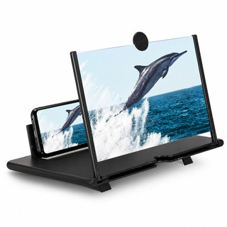 Lupa de Tela 3D para Celular 12 Polegadas Dobrável Amplificador de Vídeo HD Portátil