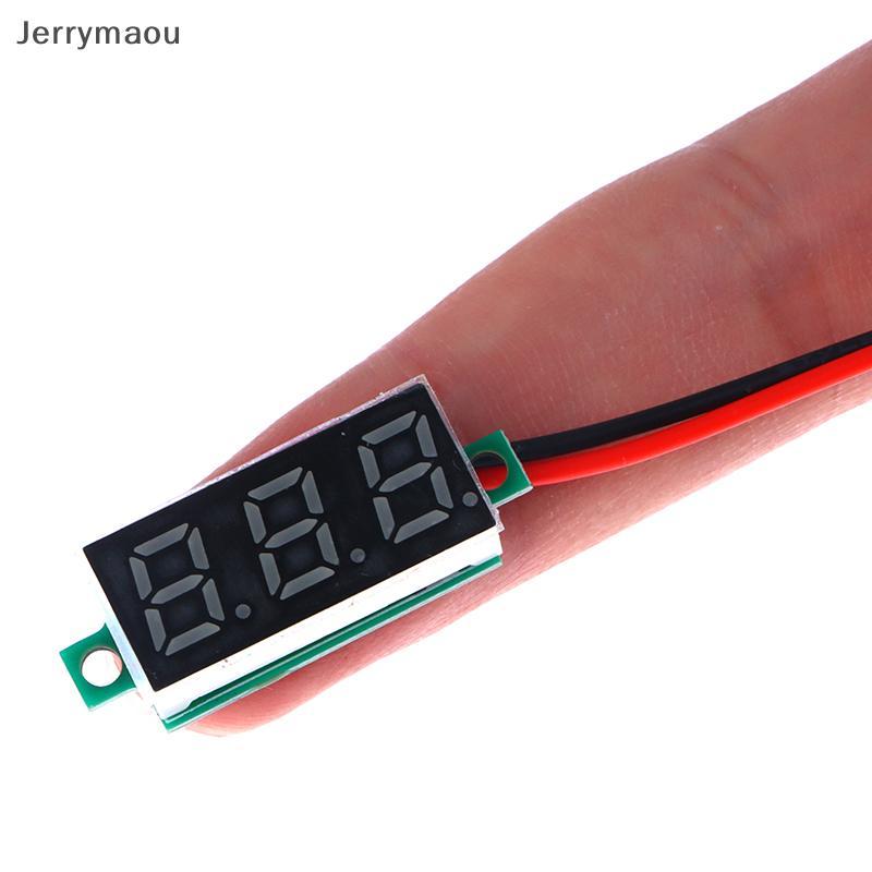 [JRY] DC5-30V เครื่องวัดแรงดันไฟฟ้า 0.28 นิ้ว LED Digital Voltmeter Auto Car Mobile Power Voltage Te