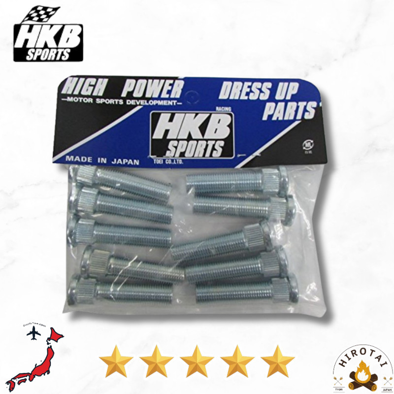 HK-31 HKB Hub Bolts for New Nissan - 20mm, Set of 10
