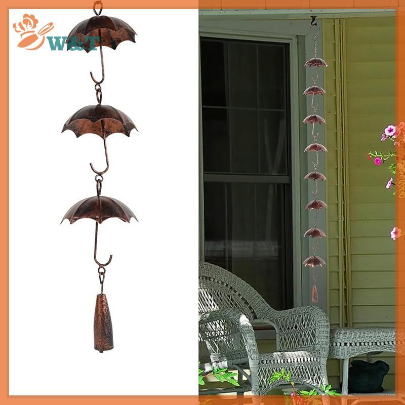 Hj Rain Chain, Metal Gutter Chain Downspout, Rain Chain สําหรับรางน้ํา, Vintage Gutter Rain Chain พร