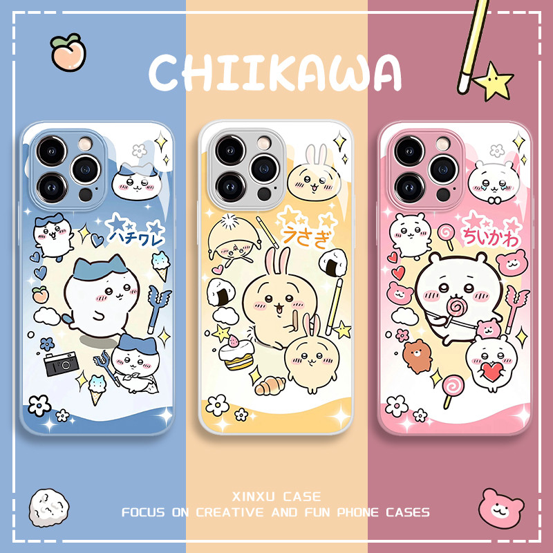 Chikawa chikawa iQOO13 เคสโทรศัพท์ 12 Usaki vivos20pro ขนาดเล็กแปด neo10 แก้ว 11/x200/9s/8se/vivo เห