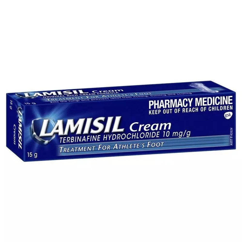 Lamisil Cream Anti Fungal Jock Itch Tina 15g Athletes Foot Treatment Foot Care Relief AU