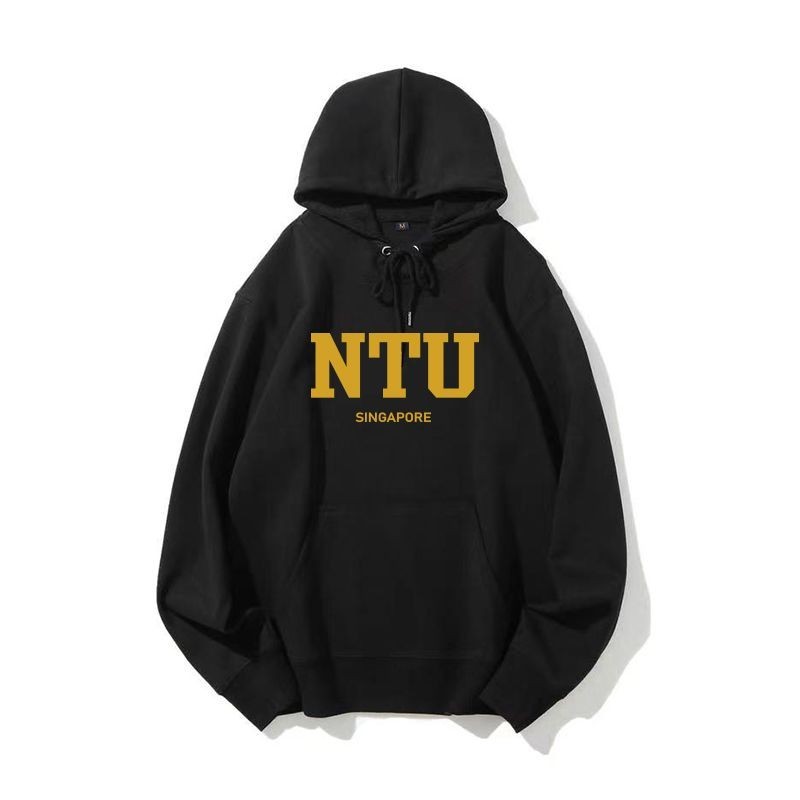 NTU เสื้อกันหนาวมีฮู้ด Nanyang University of Science and Technology Sweatshirt School Uniform Loose 